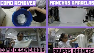 COMO DESENCARDIR E BRANQUEAR ROUPAS BRANCAS! APRENDA DE UMA VEZ POR TODAS!