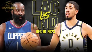 Los Angeles Clippers vs Indiana Pacers  Game Highlights | December 18, 2023 | Fr