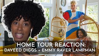 Architectural Digest Daveed Diggs & Emmy Lampman - Home Tour Reaction Ep 2