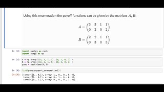 Using Python to find Nash equilibria of Extensive Form Games using Nashpy