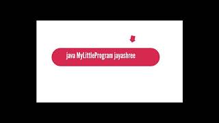 Java Main Method and Program Arguments