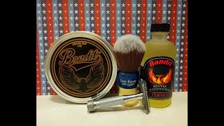 Segal Unitary Razor, Dr  Jon's Bandit and Beaver Woodwright Banit aftershave