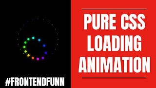 Pure CSS Dots Loading Animation - web development