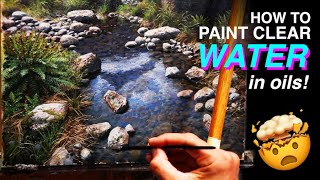 How to paint WATER in Oils - Painting realistic reflections!