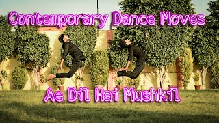 Ae Dil Hai Mushkil || Contemporary Dance Moves With No Expressions || By Harsh Kumar & Harsh Yadav