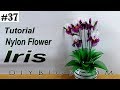 Nylon stocking flowers tutorial #37, How to make nylon stocking flower step by step