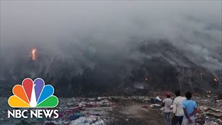 Massive Landfill Fire Sparks During Indian Heat Wave, Impacting Air Quality
