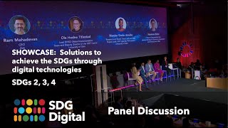 SDG Digital: Panel discussion showcasing 3 digital solutions to help achieve SDGs 2,3,4