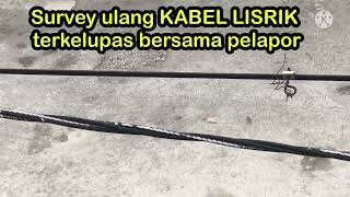 Warga Minta PLN Perbaiki Kabel Listrik Terkelupas, laporan via Relawan diketahui Ketua RT setempat