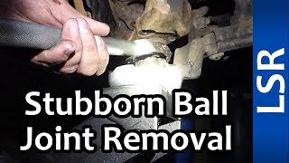 Removing Stubborn/Stuck Lower Ball Joint - Tacoma 1998