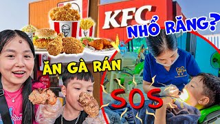 Hằng Hóng Hớt Dẫn Em Ziu Đi Nhổ Răng \u0026 Ăn Đùi Gà Rán KFC Cực Ngon