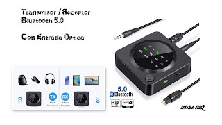 Quieres escuchar tu TV con 2 auriculares bluetooth a la vez, con este Receptor Transmisor podrás.