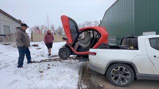 The Twizy Has Arrived! Unloading It From The Rivian And Driving It For The First Time