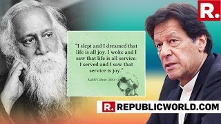 EMBARASSING: Pakistan PM Imran Khan Attributes Rabindranath Tagore's Quote To Kahlil Gibran