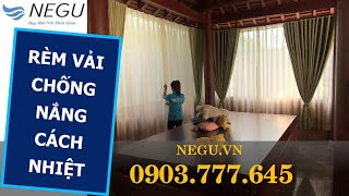 【NEGU】Rèm Vải Chống Nắng Cách Nhiệt | ✅ Rèm Vải Cao Su | 0903.777.645