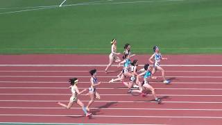 平成29年度 北信越高校総体陸上競技大会 女子 100ｍ 決勝