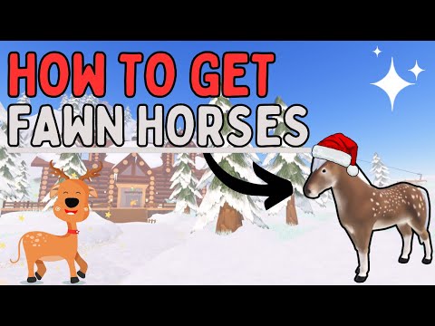 ALL WAYS ON HOW TO GET FAWN HORSES! Wild Horse Islands