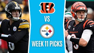 Cincinnati Bengals vs Pittsburgh Steelers 11/20/22 NFL Picks and Predictions NFL Week 11 Picks