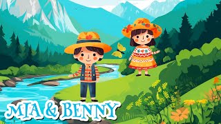 Explore Albania 🦅 Mia \u0026 Benny Kids Songs | Songs For Children