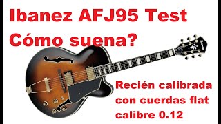 Test de guitarra Ibanez AFJ95