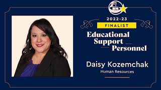 Daisy Kozemchack Human Resources 2023 El Paso ISD Educational Support Personnel Finalist