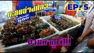 EP.5 ตะลุยตลาดอ่างศิลาตามหาปูเนื้อปูไข่!!! #อ่างศิลา #ปูเนื้อแน่นๆ #ขาเลาะข้อร้อง