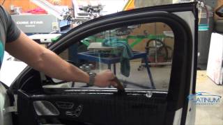 How To Tint A 2015 Mercedes Benz S550 - Door Windows