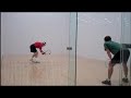 backhand serve return