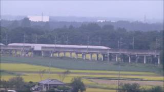 那須塩原駅周辺より北海道・東北・山形・秋田新幹線とＪＲ宇都宮線 25.Sep.2016 17:14-39