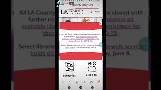 How to Get a Digital L.A. County Library Card!