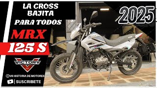 🔴LA CROSS BAJITA MRX 125S 2025 VICTORY/Ficha tecnica/Precio/Descripción general #motocross #victory