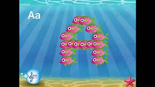 Learning Letters Alphabet Song - Fish School