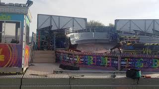 Cubbins tagada off ride DENESIDE LEISURE CENTRE SEAHAM funfair 2019