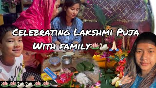 CELEBRATING LAKSHMI PUJA WITH FAMILY🪷🙏🏻❤️ @Gulu_9