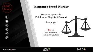 Insurance fraud and murder suspects appear in court