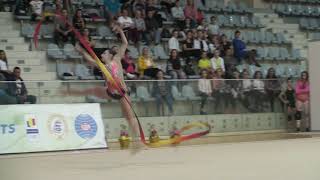 Sonia Denisa Ichim CSM Arad Senior Ribbon AA Romanian Rhythmic Gymnastics National Championship Juni