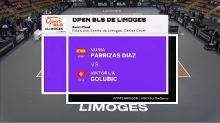 Nuria Parrizas Diaz ESP vs Viktorija Golubic SUI  - Extended HighLights