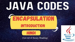 Encapsulation in Java | Java Program | Hindi(Hinglish)