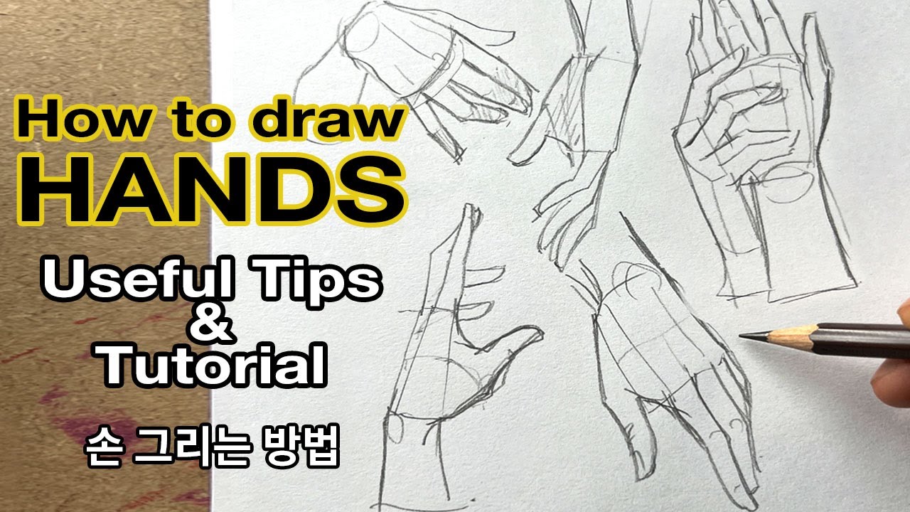 How To Draw Hands / Useful Tips!! / Tutorials (Easy Way) / (Part 1 ...