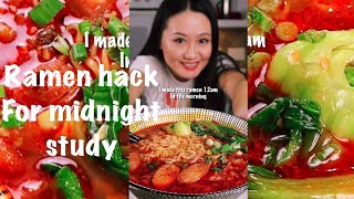 Best ramen hack for midnight study 午夜拉面