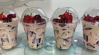 LAS MEJORES FRESAS CON CREMA + GELATINA | para VENDER💰¡Riquísimas!