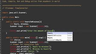 Java Methods Review 01 - Time Converter