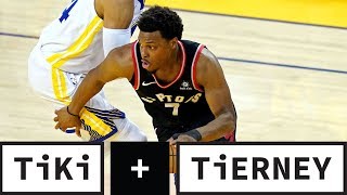 NBA BANS Warriors Investor For Shoving Kyle Lowry! | Tiki + Tierney