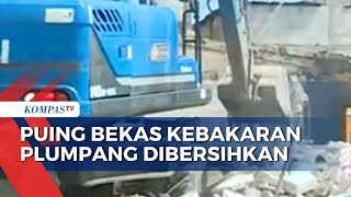 Pencarian Korban Berhenti, Petugas Turunkan Alat Berat untuk Bersihkan Puing Bekas Kebakaran