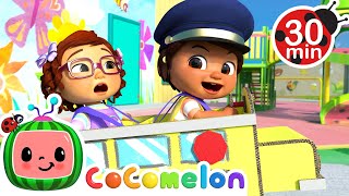 Wheels on the Bus (Playground) + More Nursery Rhymes & Kids Songs - CoComelon
