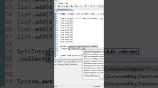 One Line Code to Convert List Into Set Using Streams java8 #trending #java
