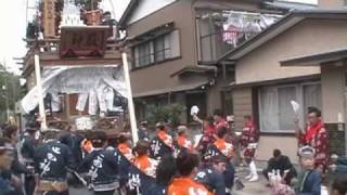 上新町区　曳き廻し　（平成１７年新宿祭禮）