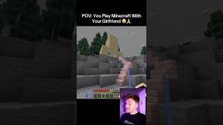 GRANIE Z DZIEWCZYNĄ W MINECRAFT 👧🏻 #shorts #minecraft