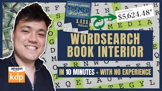 Create A Word Search Book FAST using only FREE software for Amazon KDP (START TODAY)
