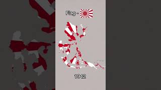 Evolution of Japan 🇯🇵 #shorts #geography #map #flag #japan #history #empire #tokyo #viral